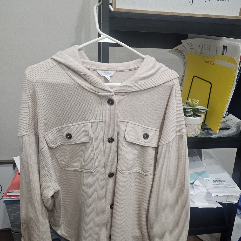 Cozy Cream Hooded Cardigan